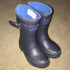 Joules toddler Blue rain boots